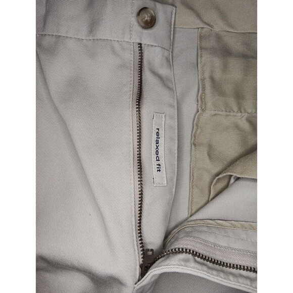 Mens Roundtree & Yorke Khaki Dress Pants 34 X 32 - Picture 4 of 6